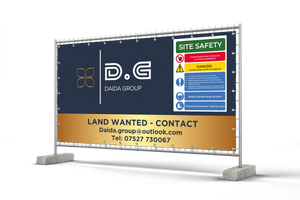 Construction Heras Fence Banners